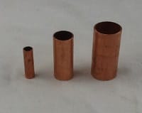 copper drain tubes 3/8" 3/4" and 1"